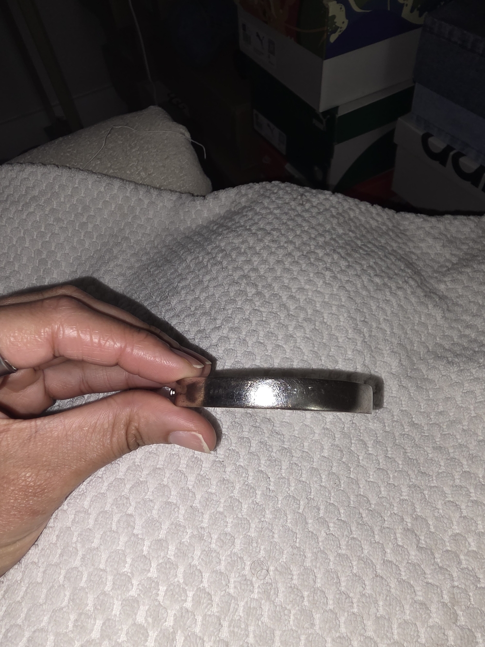 Rare Authentic Sanrio Hello Kitty Diamonique 925 Sterling Silver CZ Pavé Bangle - Picture 6 of 7